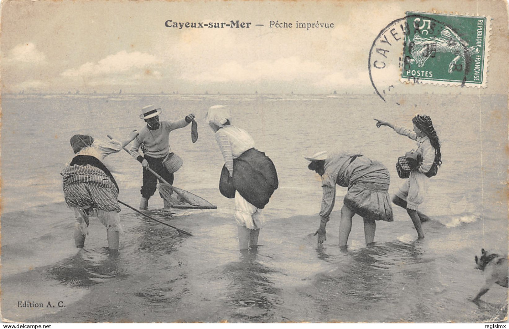 80-CAYEUX SUR MER-PECHEUSES PARISIENNES-N°585-B/0055 - Cayeux Sur Mer