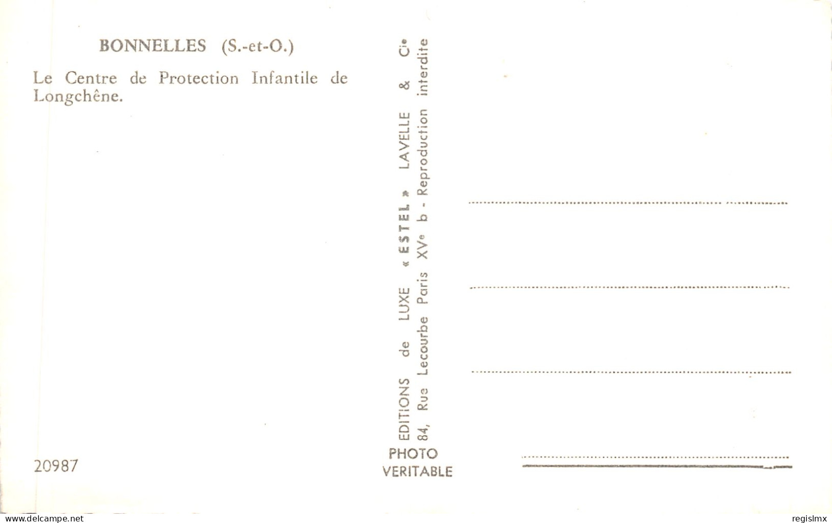 78-BONNELLES-N°585-A/0141 - Andere & Zonder Classificatie