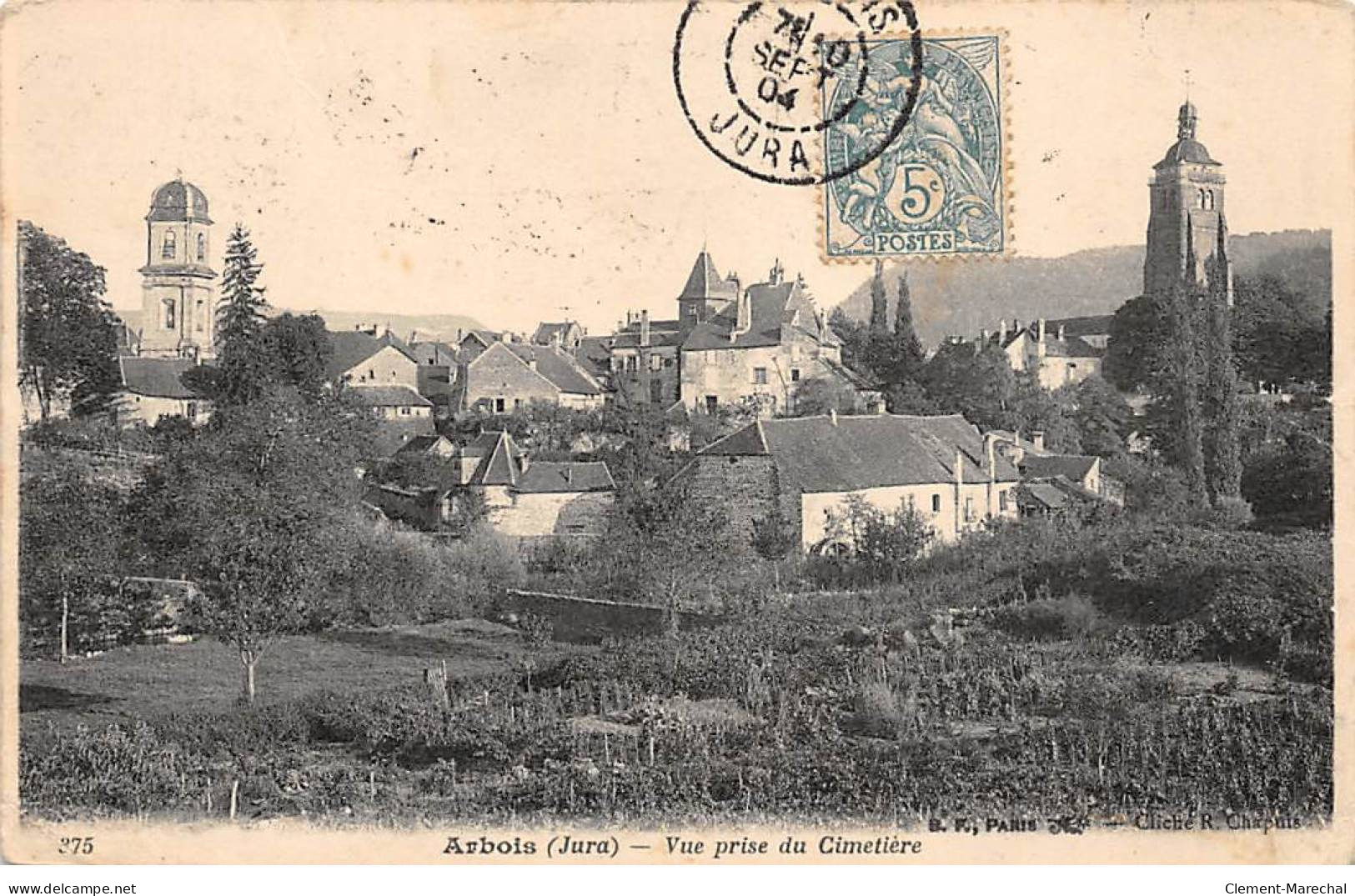 ARBOIS - Vue Prise Du Cimetière - état - Arbois