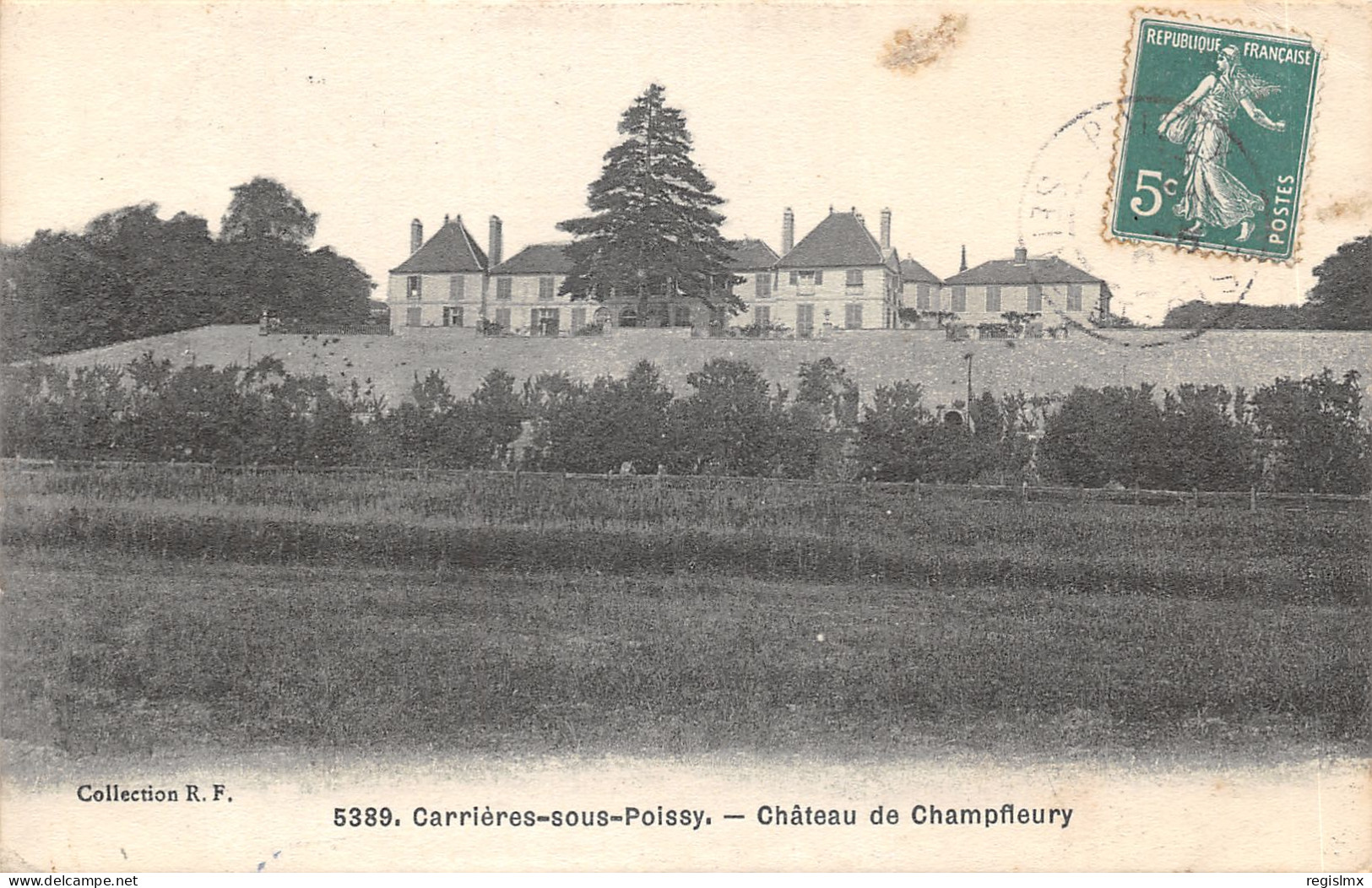 78-CARRIERES SOUS POISSY-CHÂTEAU DE CHAMPFLEURY-N°584-H/0229 - Carrieres Sous Poissy