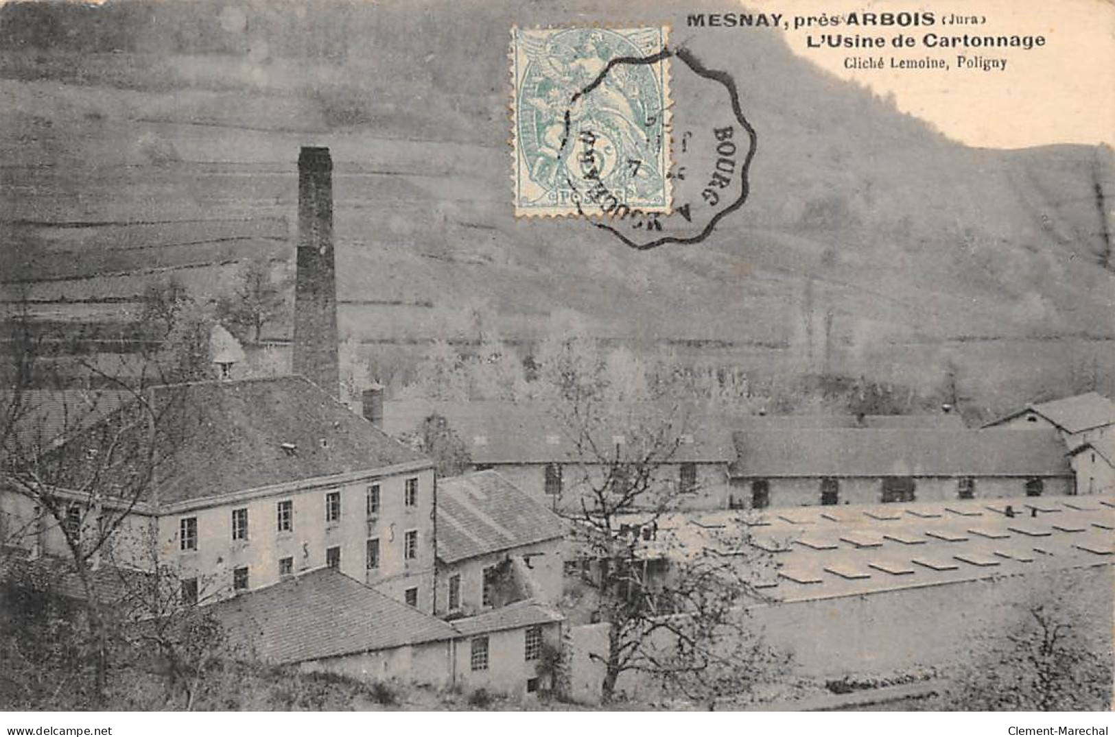 MESNAY Près D'ARBOIS - L'Usine De Cartonnage - Très Bon état - Andere & Zonder Classificatie