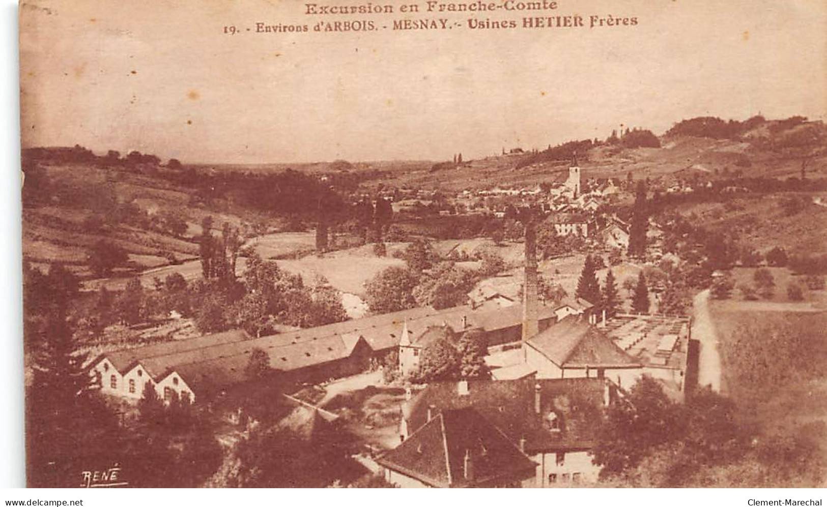 Environs D'ARBOIS - MESNAY - Usines Hetier Frères - Très Bon état - Autres & Non Classés