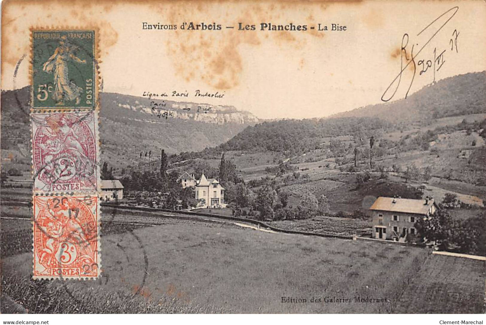 Environs D'ARBOIS - LES PLANCHES - La Bise - Très Bon état - Sonstige & Ohne Zuordnung