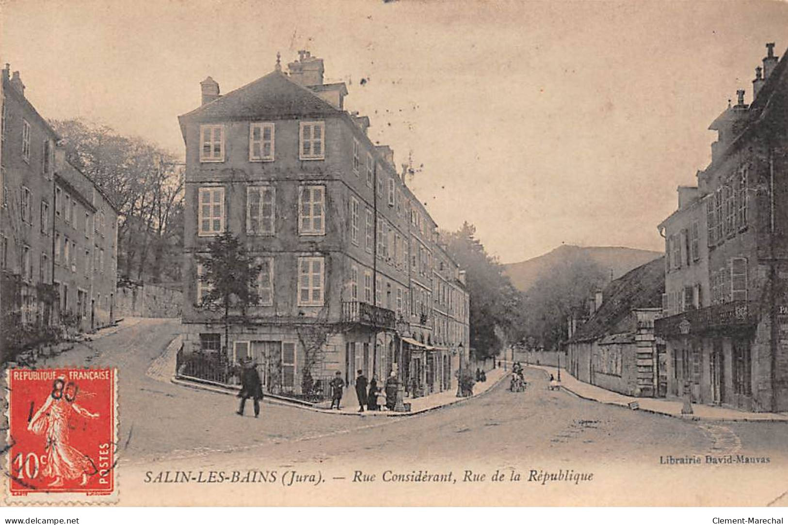 SALIN LES BAINS - Rue Considérant - Rue De La République - Très Bon état - Other & Unclassified