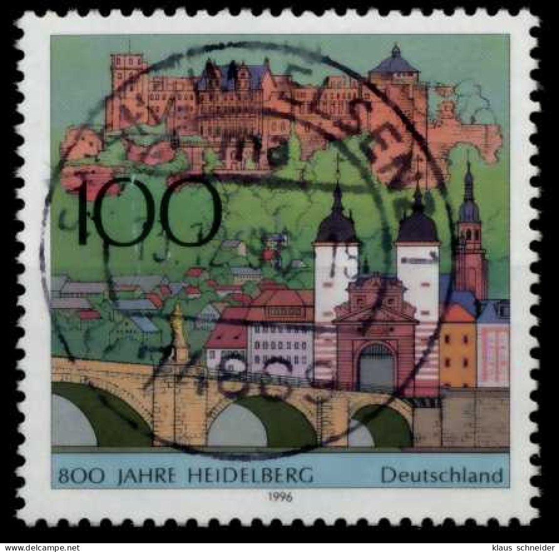 BRD 1996 Nr 1868 Zentrisch Gestempelt X72CDCA - Used Stamps