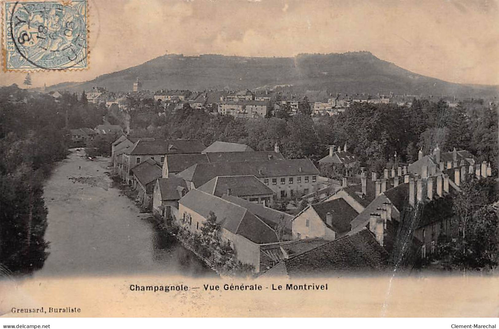 CHAMPAGNOLE - Vue Générale - Le Montrivel - état - Champagnole