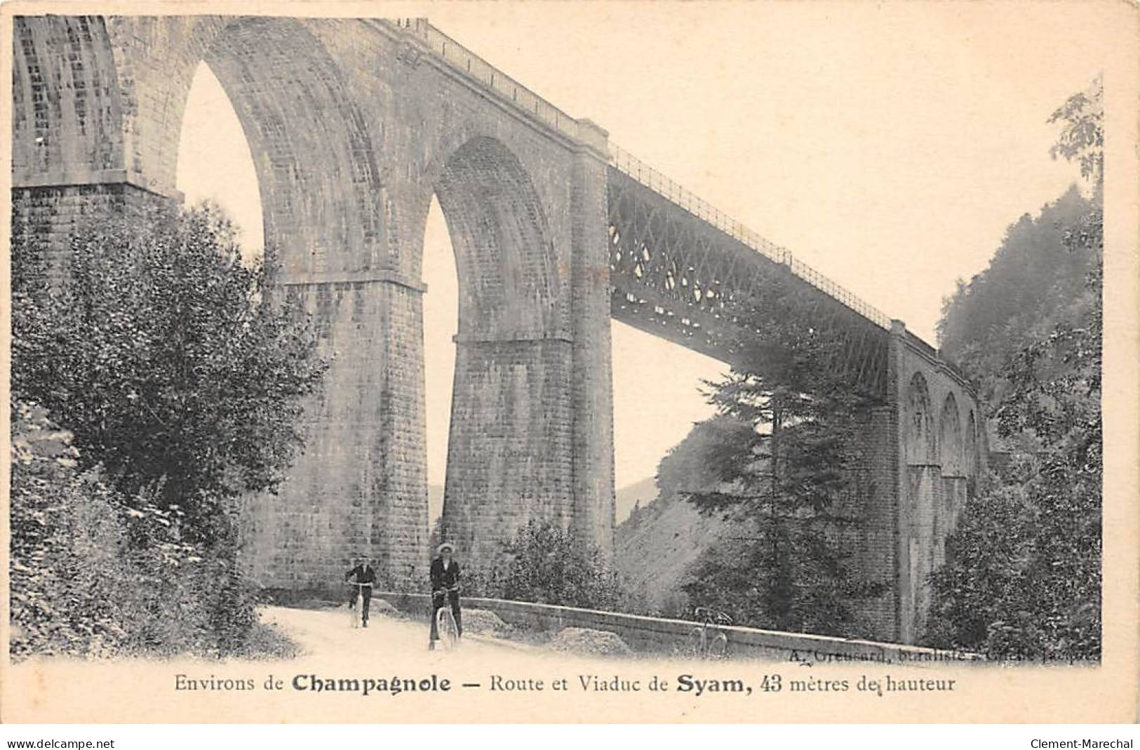 Environs De CHAMPAGNOLE - Route Et Viaduc De SYAM - Très Bon état - Other & Unclassified