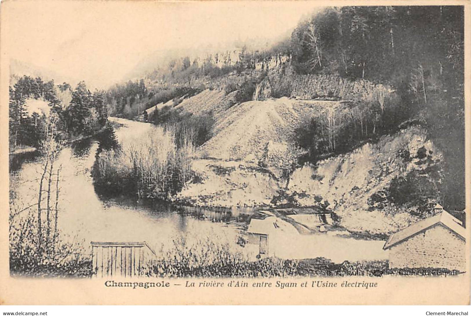 CHAMPAGNOLE - La Rivière D'Ain Entre Syam Et L'Usine électrique - Très Bon état - Champagnole