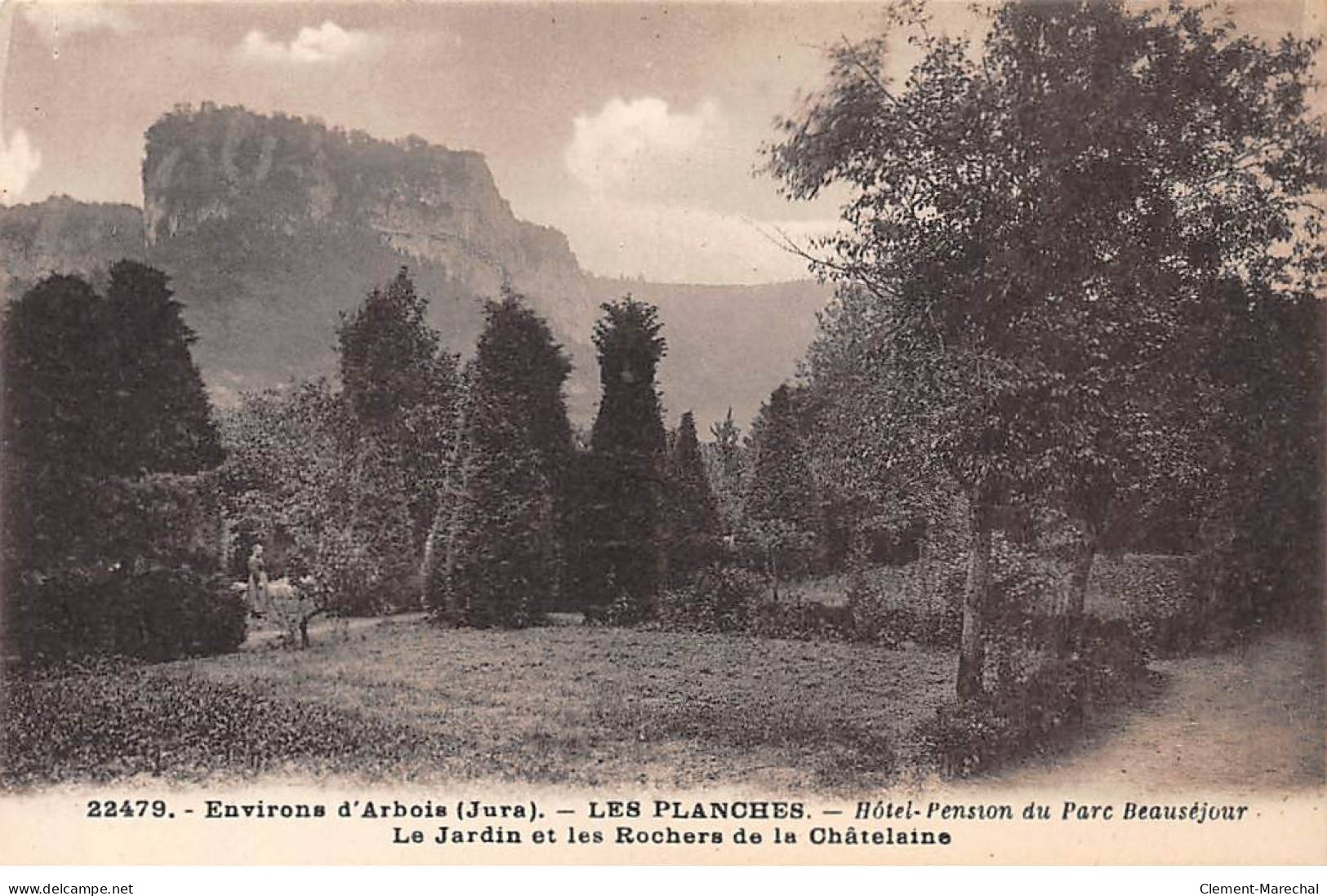 LES PLANCHES - Hôtel Pension Du Parc Beauséjour - Très Bon état - Autres & Non Classés