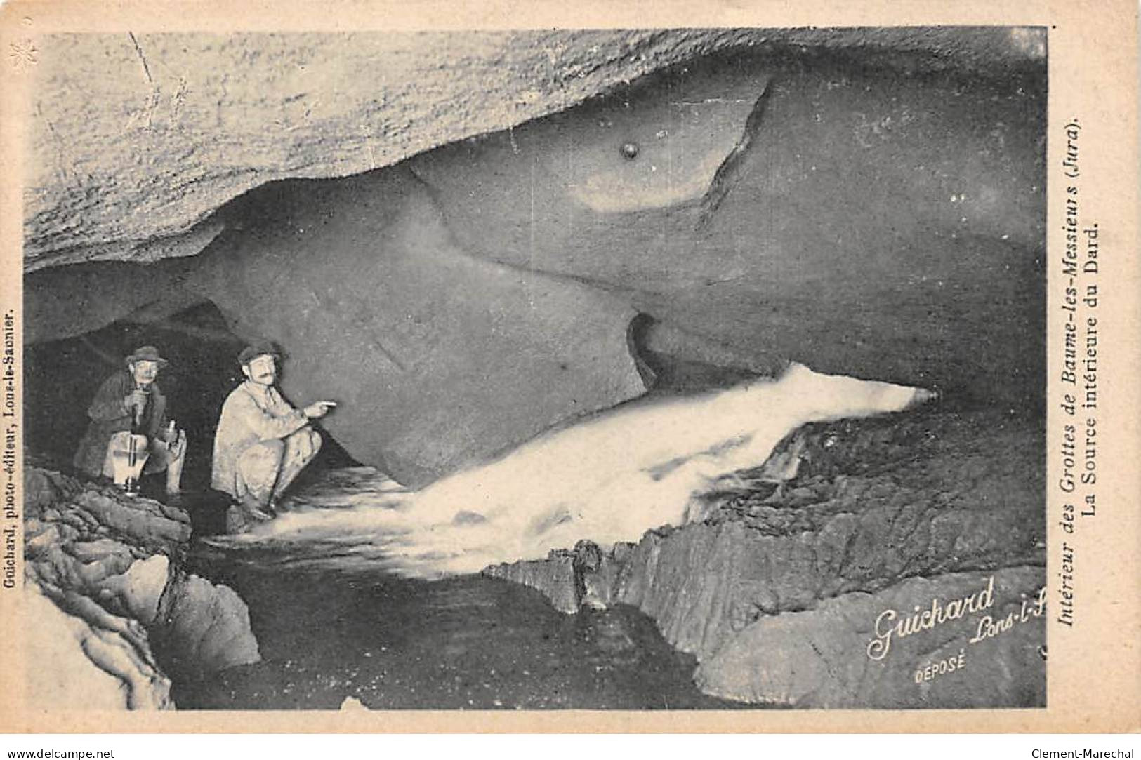 Intérieur Des Grottes De BAUME LES MESSIEURS - La Source Intérieure Du Dard - Très Bon état - Other & Unclassified