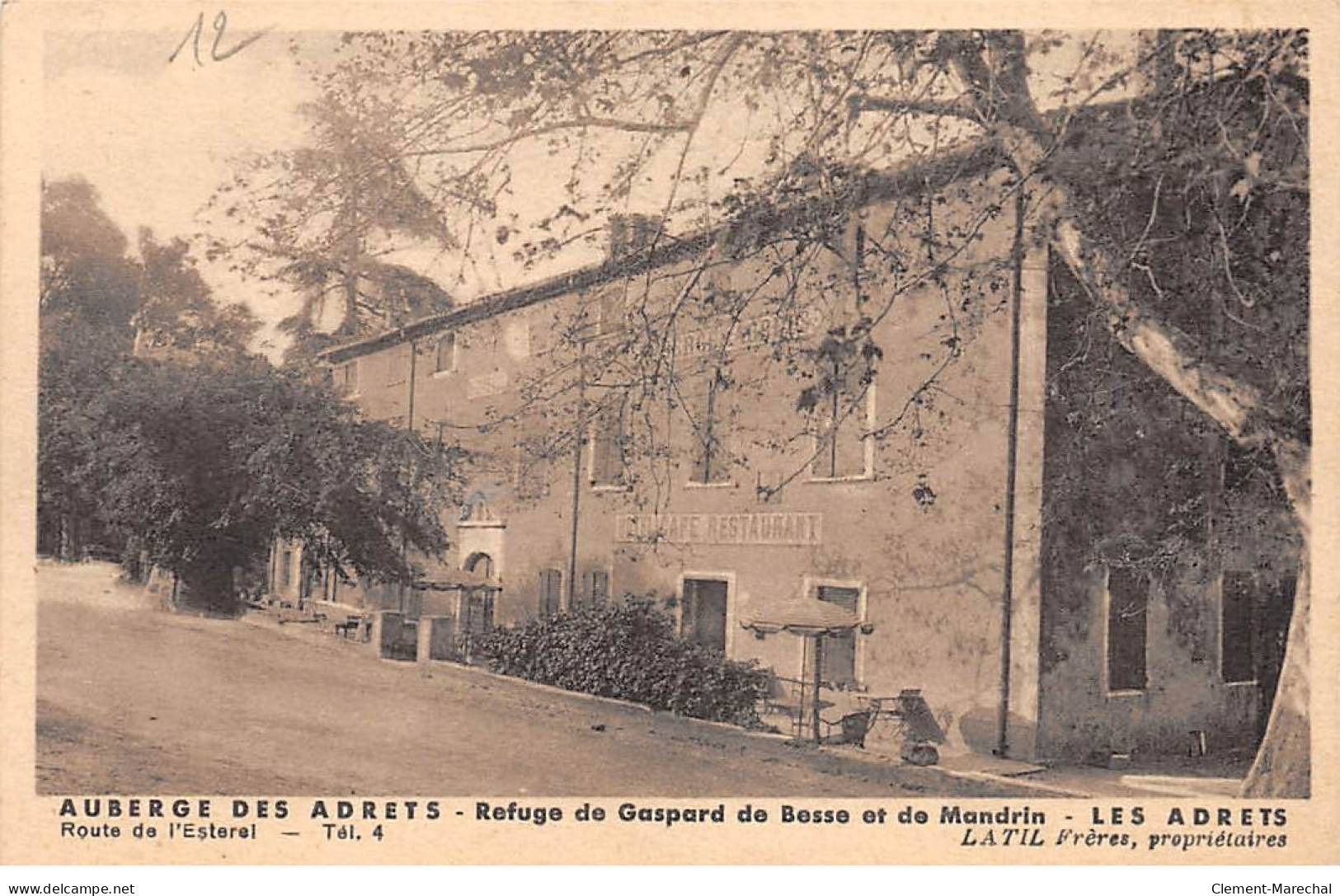 LES ADRETS - Auberge Des Adrets - Refuge De Gaspard De Besse Et De Mandrin - Très Bon état - Les Abrets