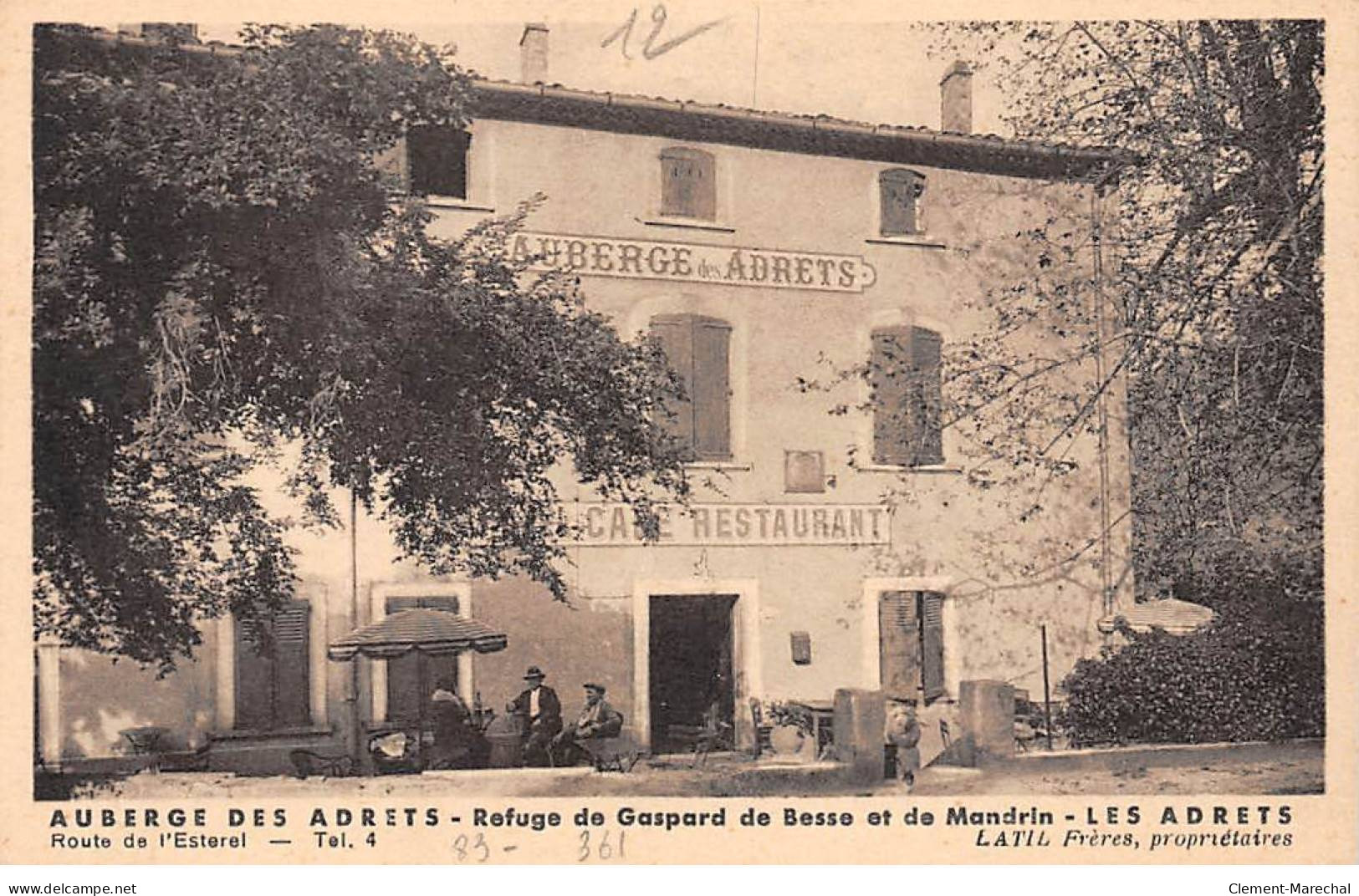 LES ADRETS - Auberge Des Adrets - Refuge De Gaspard De Besse Et De Mandrin - Très Bon état - Les Abrets