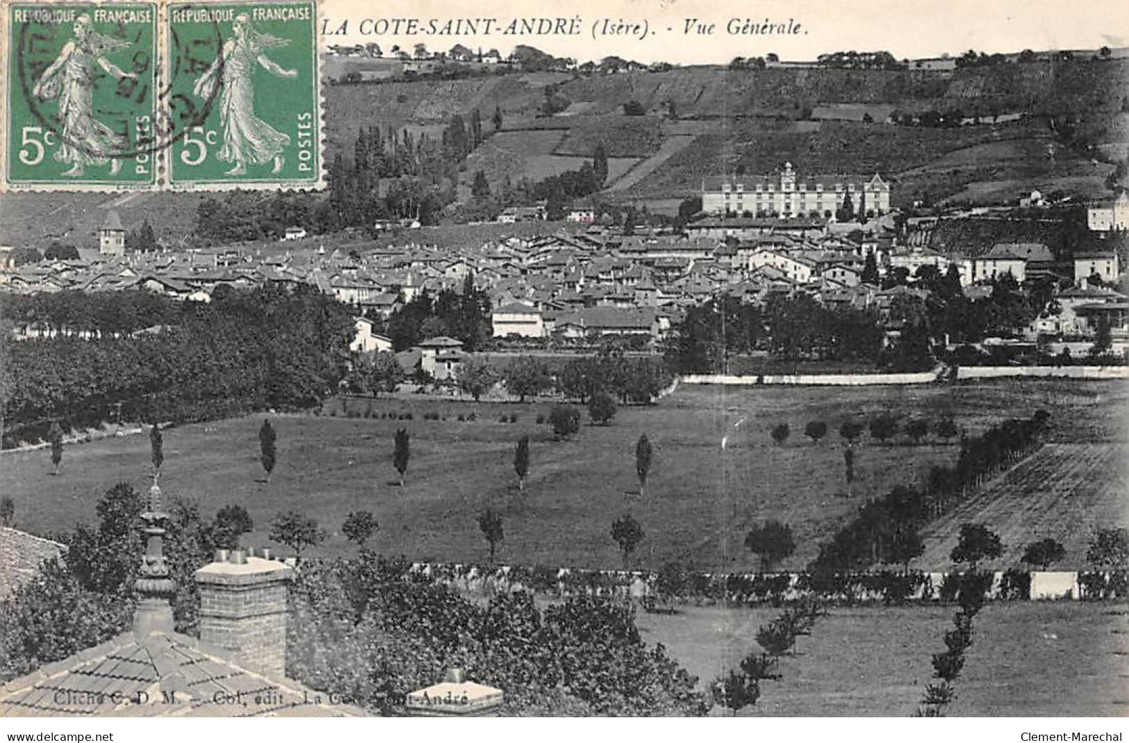 LA COTE SAINT ANDRE - Vue Générale - Très Bon état - La Côte-Saint-André