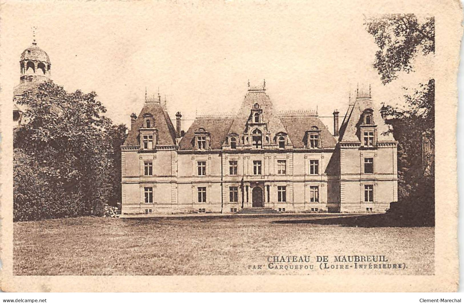 Château De MAUBREUIL Par CARQUEFOU - Très Bon état - Andere & Zonder Classificatie