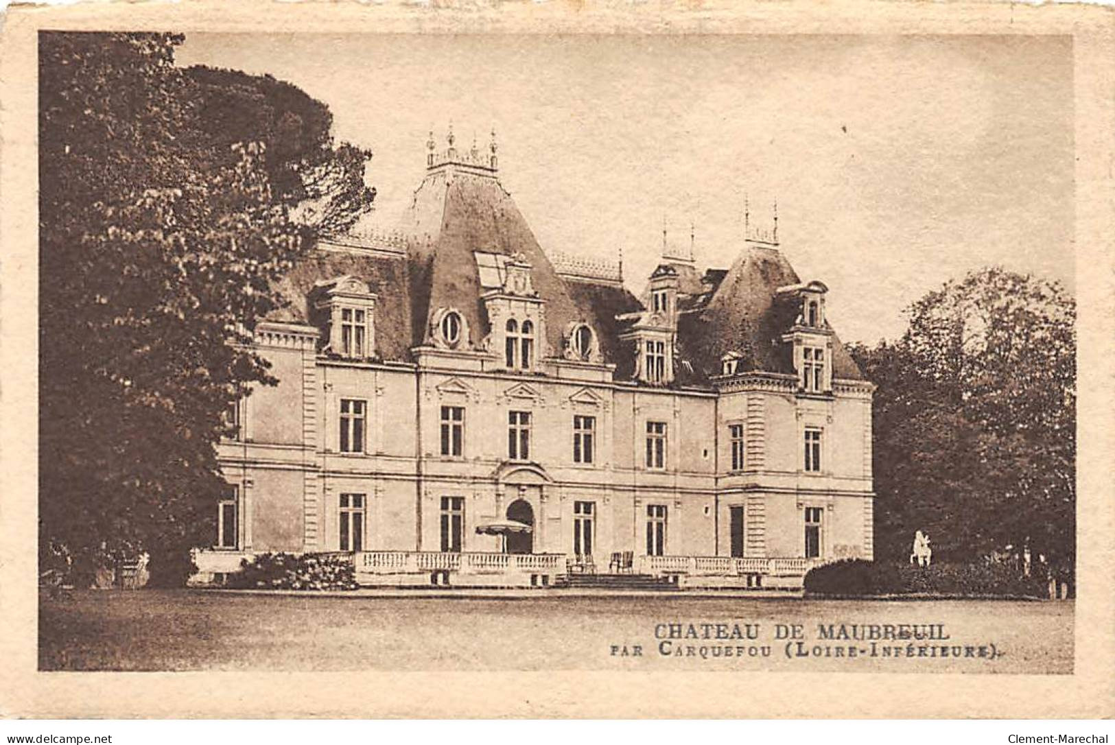 Château De MAUBREUIL Par CARQUEFOU - Très Bon état - Sonstige & Ohne Zuordnung