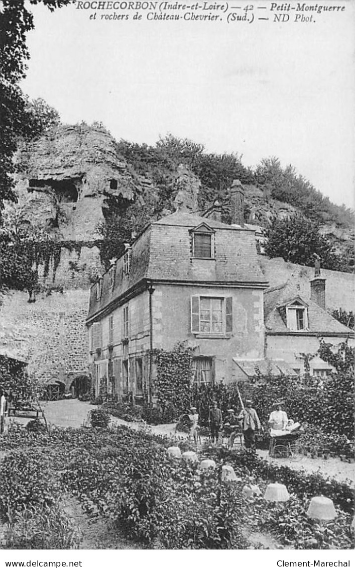 ROCHECORBON - Petit Montguerre Et Rochers De Château Chevrier - Très Bon état - Rochecorbon