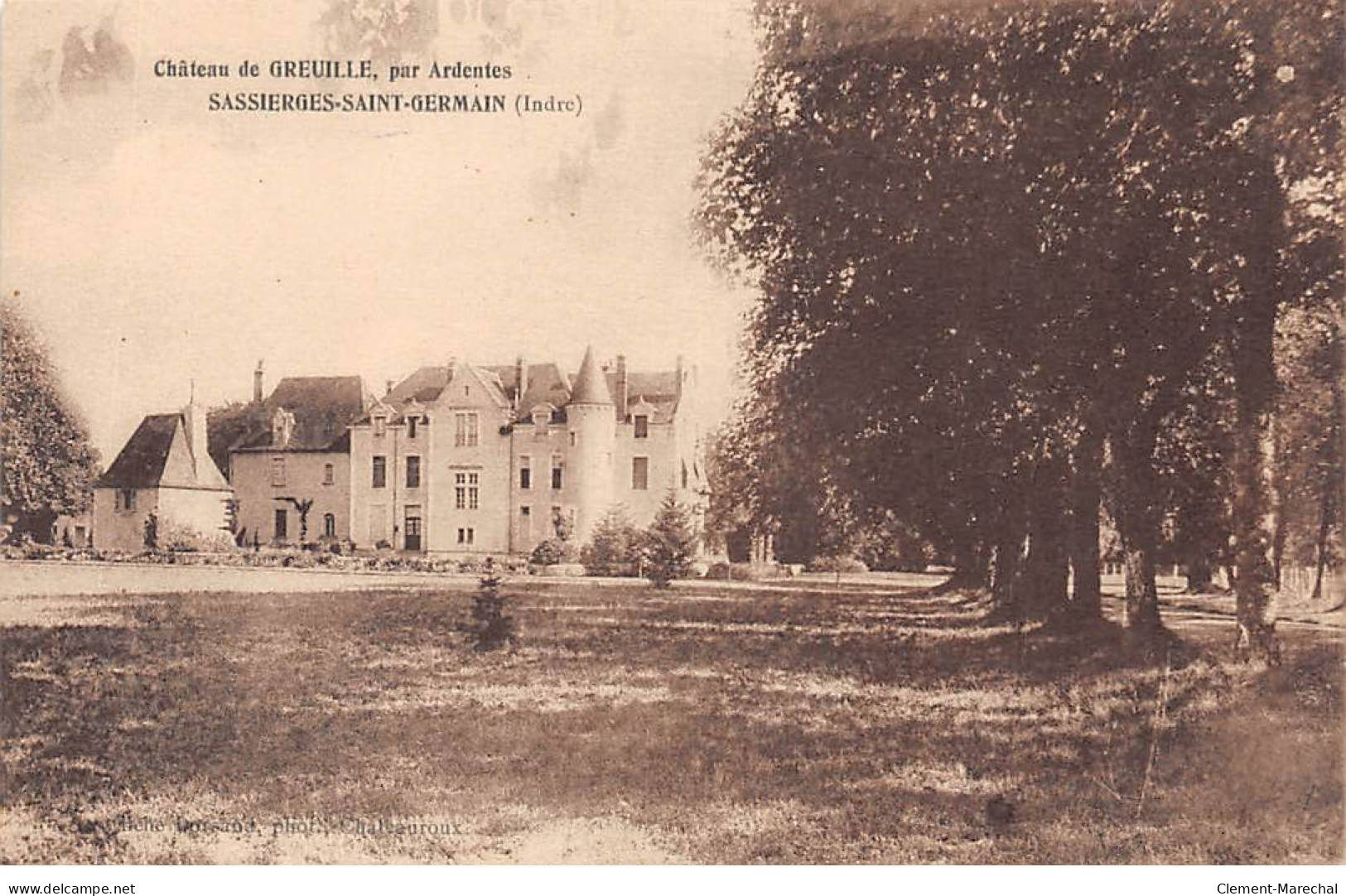 SASSIERGES SAINT GERMAIN - Château De GREUILLE - Très Bon état - Autres & Non Classés