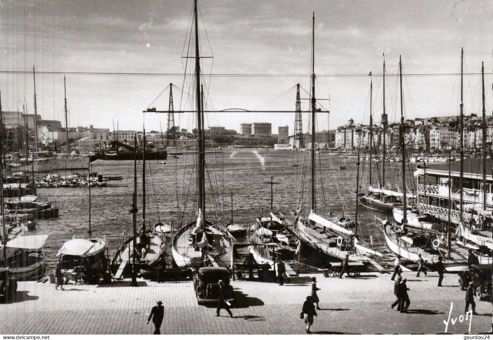 MARSEILLE - Le Vieux Port Et Le Pont Transbordeur - Vecchio Porto (Vieux-Port), Saint Victor, Le Panier