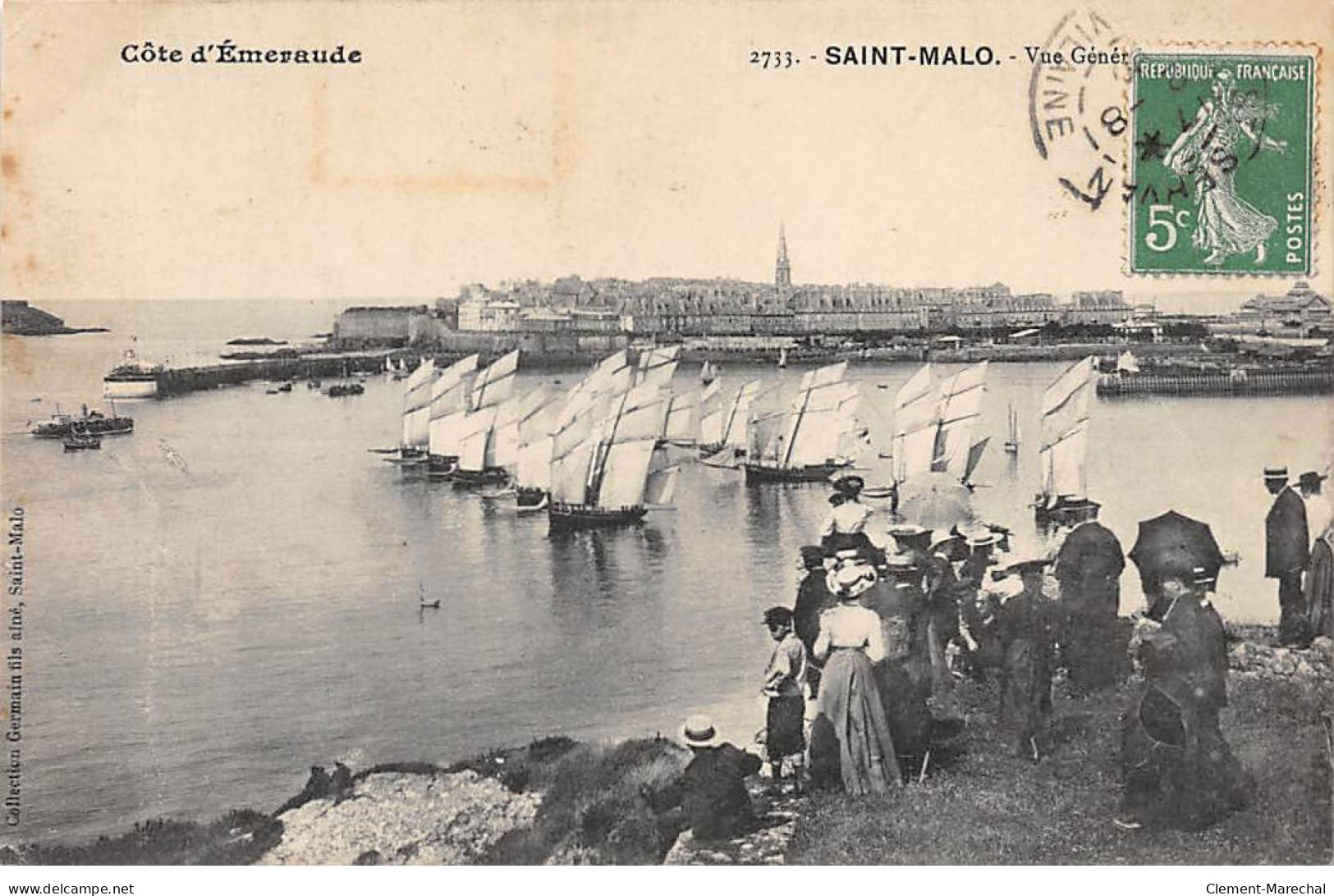 SAINT MALO - Vue Générale - Très Bon état - Saint Malo
