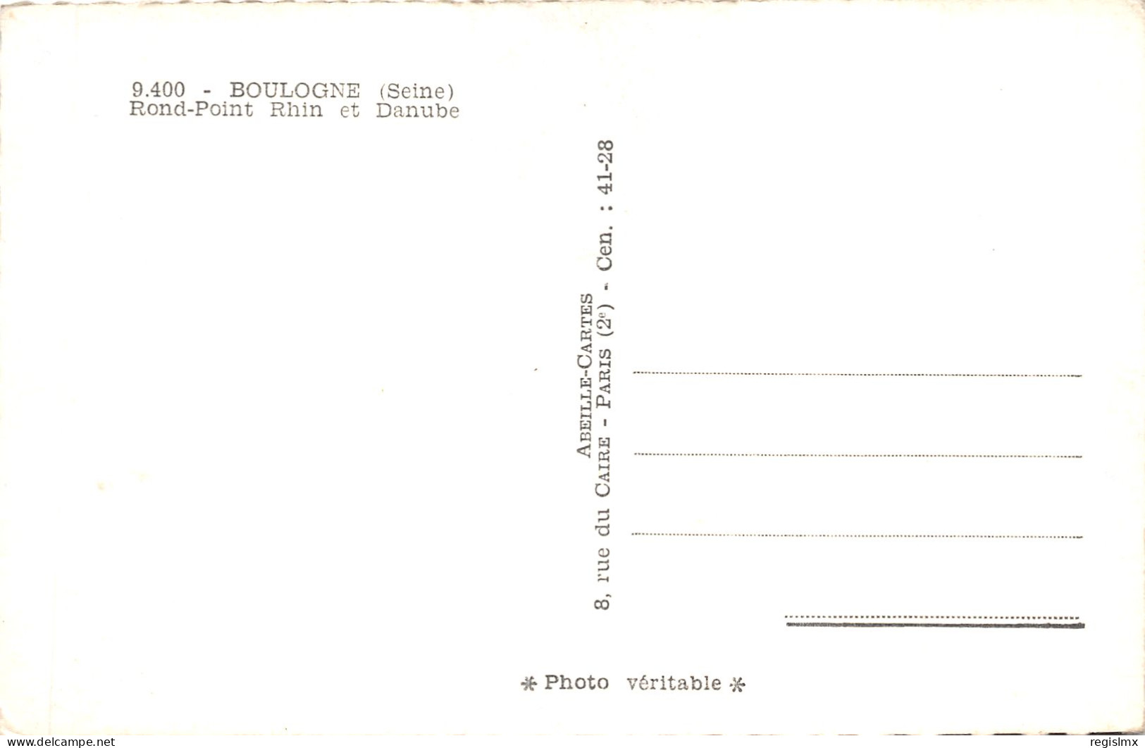 92-BOULOGNE-N°585-F/0001 - Boulogne Billancourt