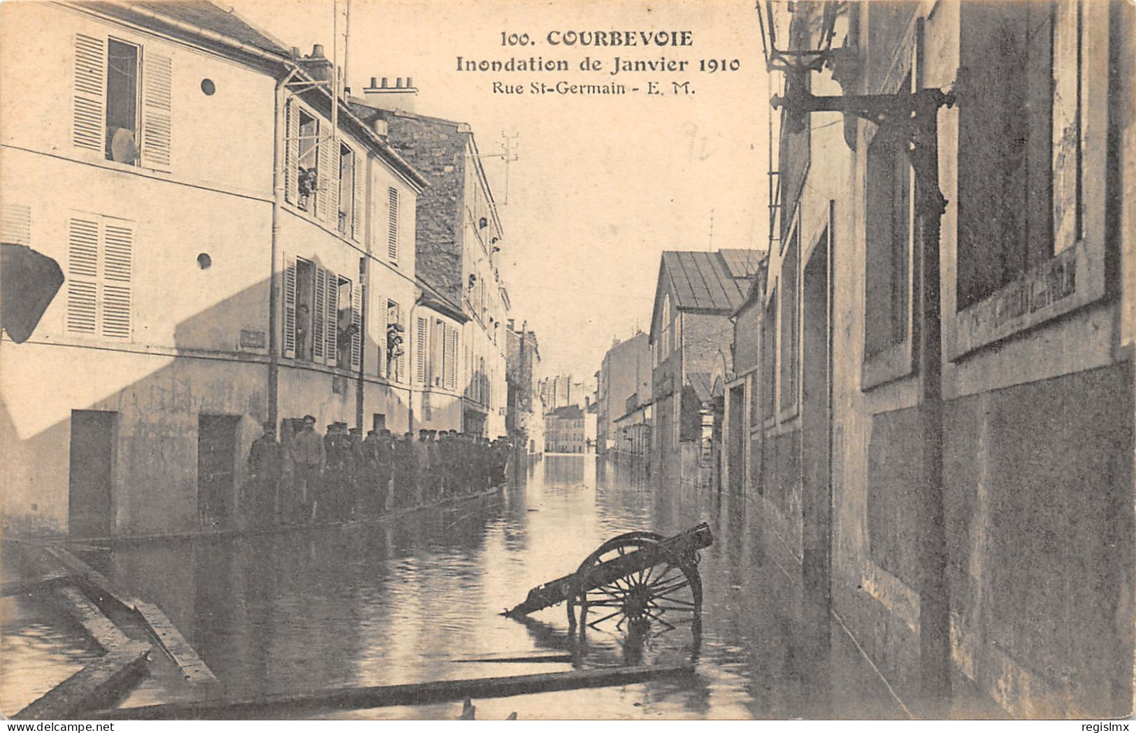 92-COURBEVOIE-INONDATION 1910-N°585-E/0291 - Courbevoie