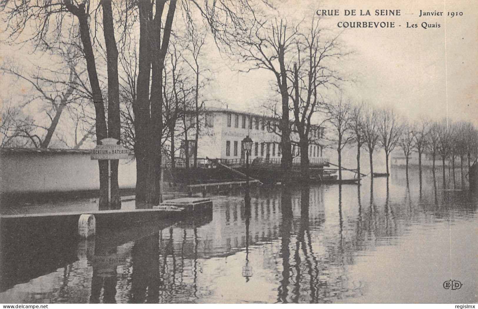 92-COURBEVOIE-INONDATION 1910-N°585-E/0293 - Courbevoie