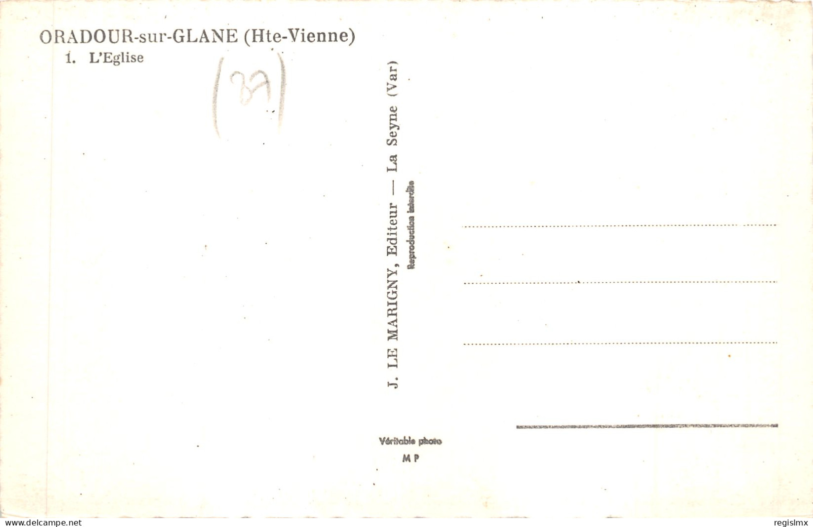 87-ORADOUR SUR GLANE-N°585-D/0187 - Oradour Sur Glane