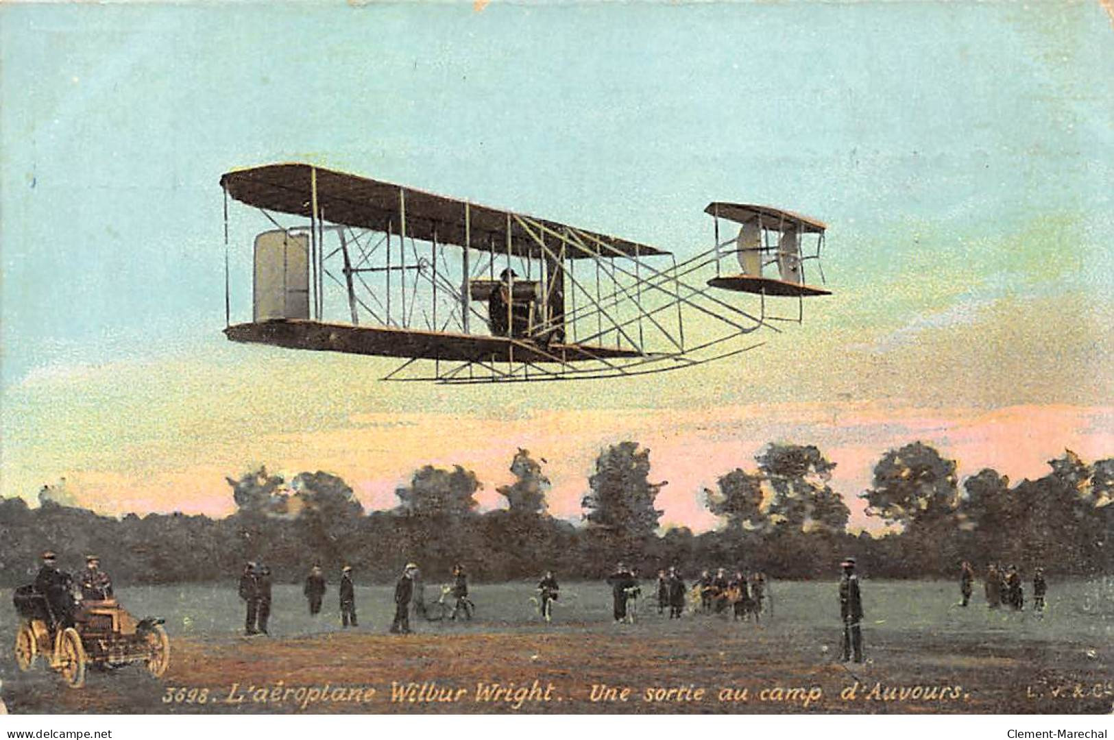 L'aéroplane Wilbur Wright - Une Sortie Du Camp D'AUVOURS - Très Bon état - Sonstige & Ohne Zuordnung