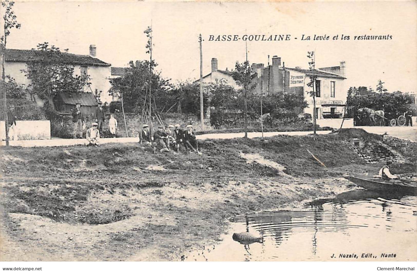 BASSE GOULAINE - La Levée Et Les Restaurants - Très Bon état - Andere & Zonder Classificatie