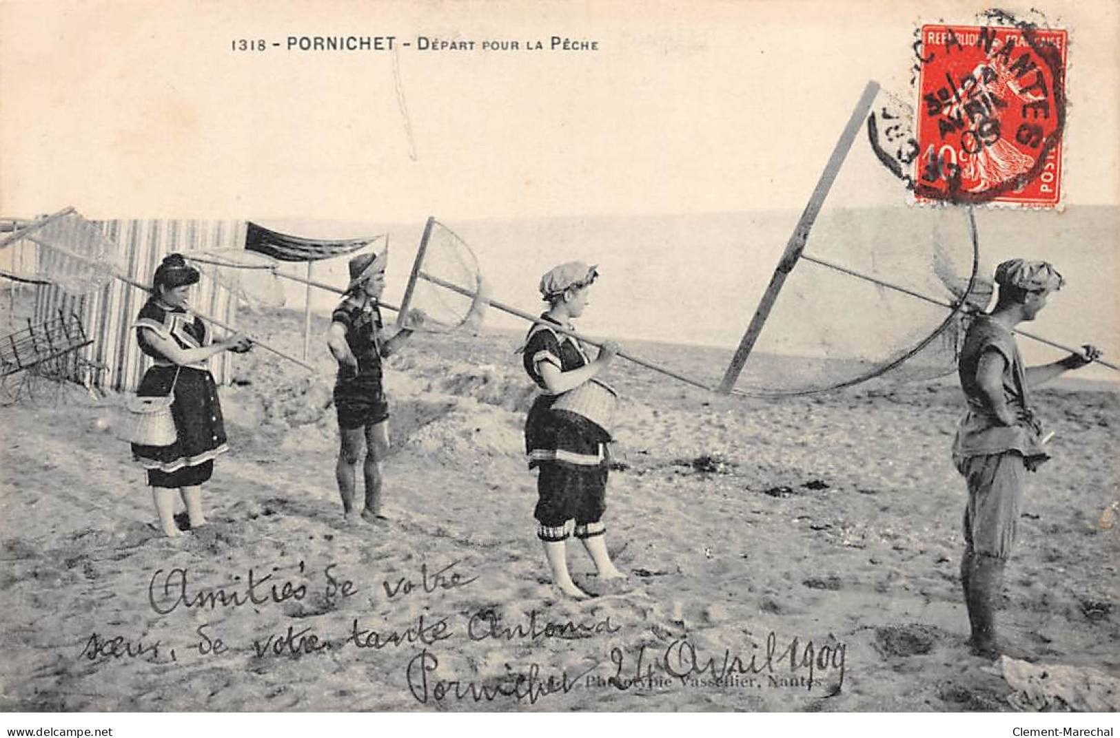 PORNICHET - Départ Pour La Pêche - Très Bon état - Pornichet