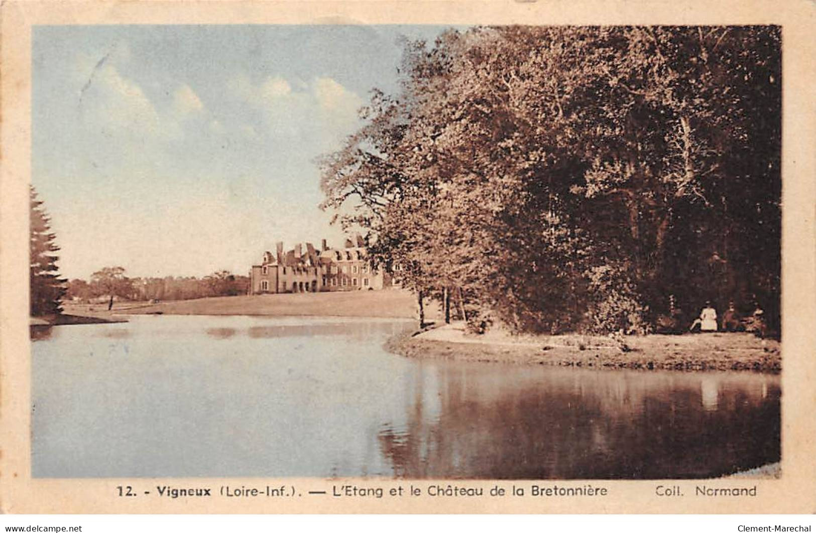 VIGNEUX - L'Etang Et Le Château De La Bretonnière - Très Bon état - Other & Unclassified