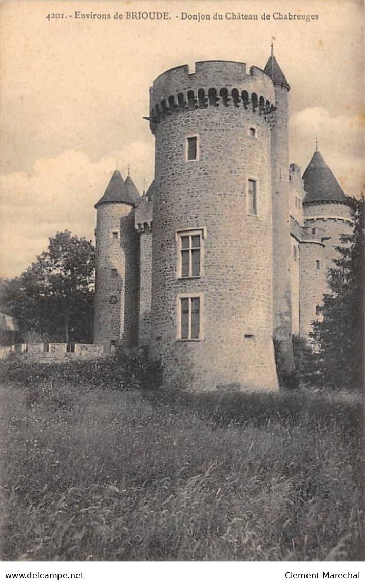 Environs De BRIOUDE - Donjon Du Château De CHABREUGES - Très Bon état - Otros & Sin Clasificación