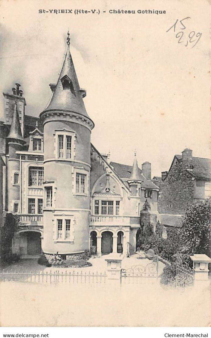 SAINT YRIEIX - Château Gothique - Très Bon état - Andere & Zonder Classificatie
