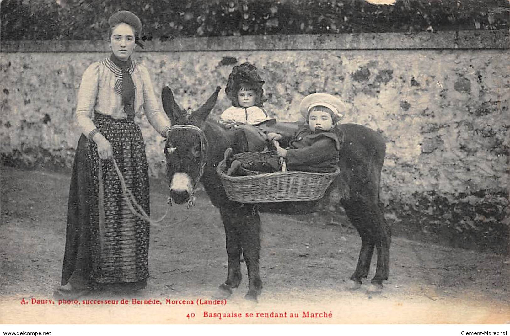 Basquaise Se Rendant Au Marché - Très Bon état - Sonstige & Ohne Zuordnung