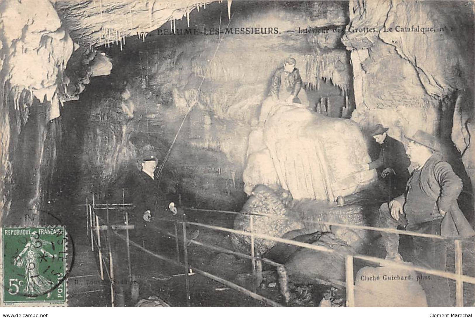 BAUME LES MESSIEURS - Intérieur Des Grottes - Le Catalfaque - Très Bon état - Baume-les-Messieurs