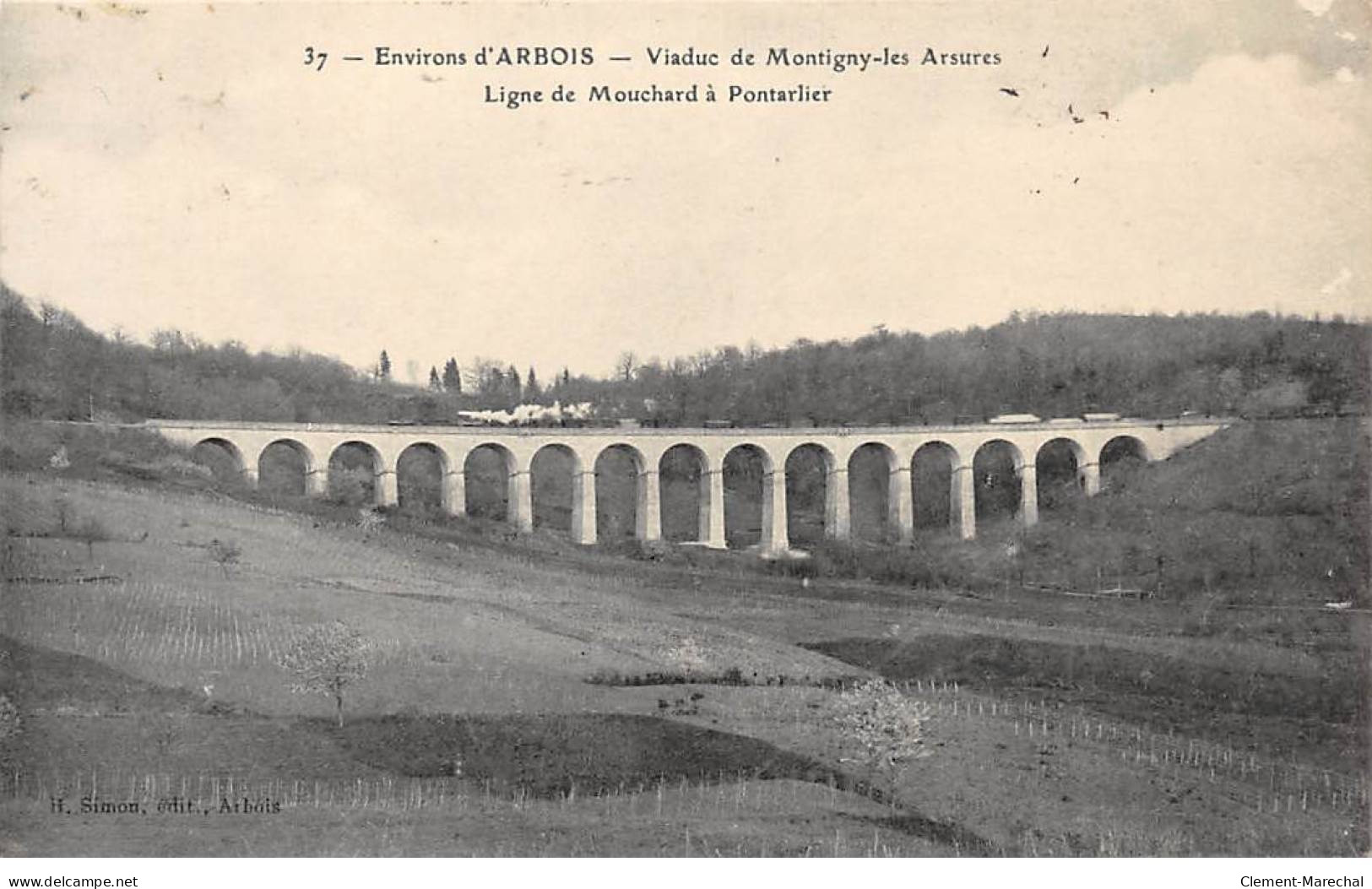 Viaduc De MONTIGNY LES ARSURES - Très Bon état - Altri & Non Classificati