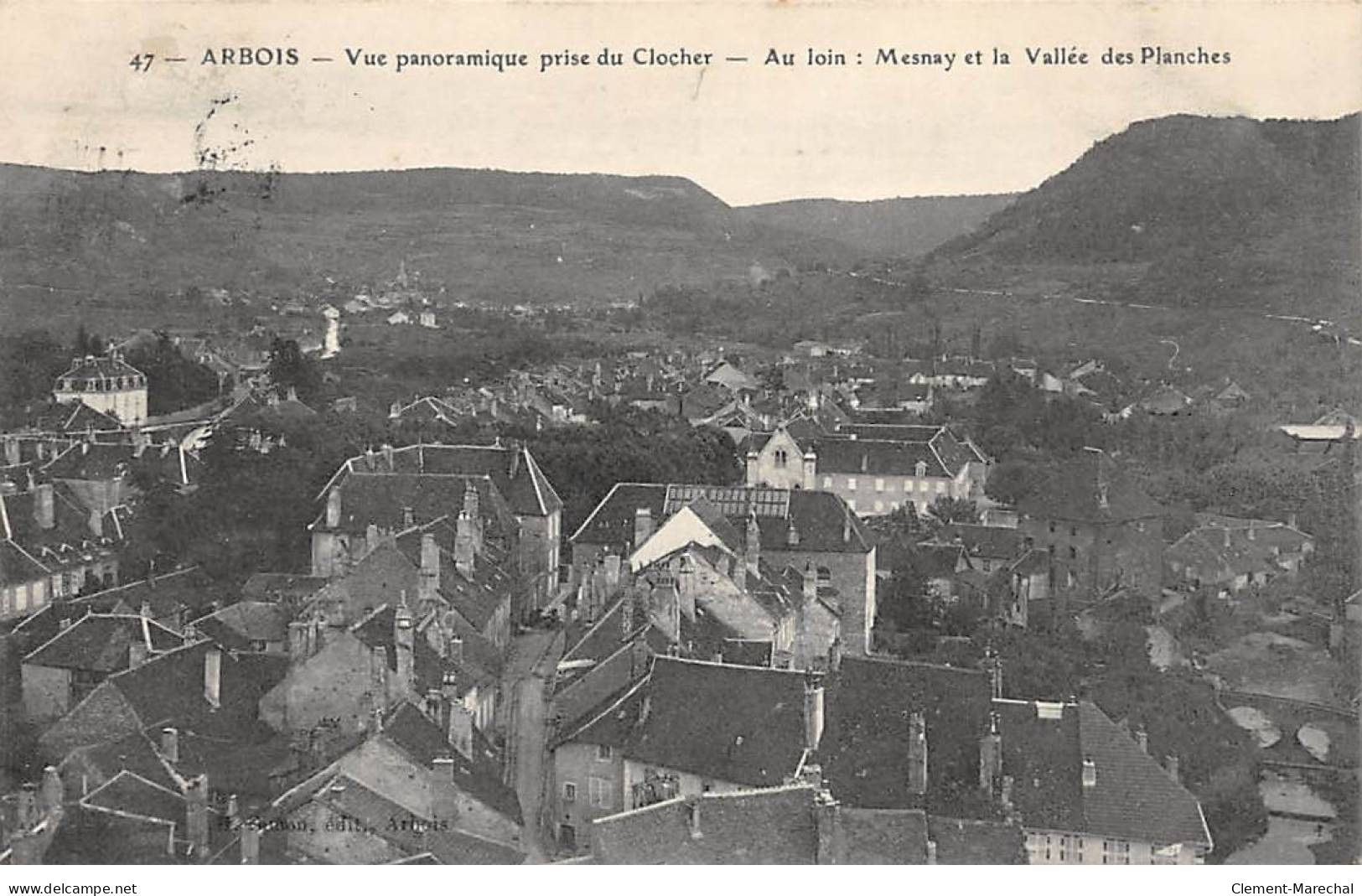 ARBOIS - Vue Panoramique Prise Du Clocher - Très Bon état - Arbois