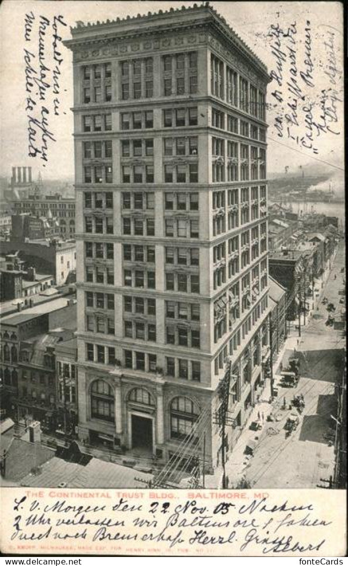 11322750 Baltimore_Maryland The Continental Trust Bldg - Sonstige & Ohne Zuordnung