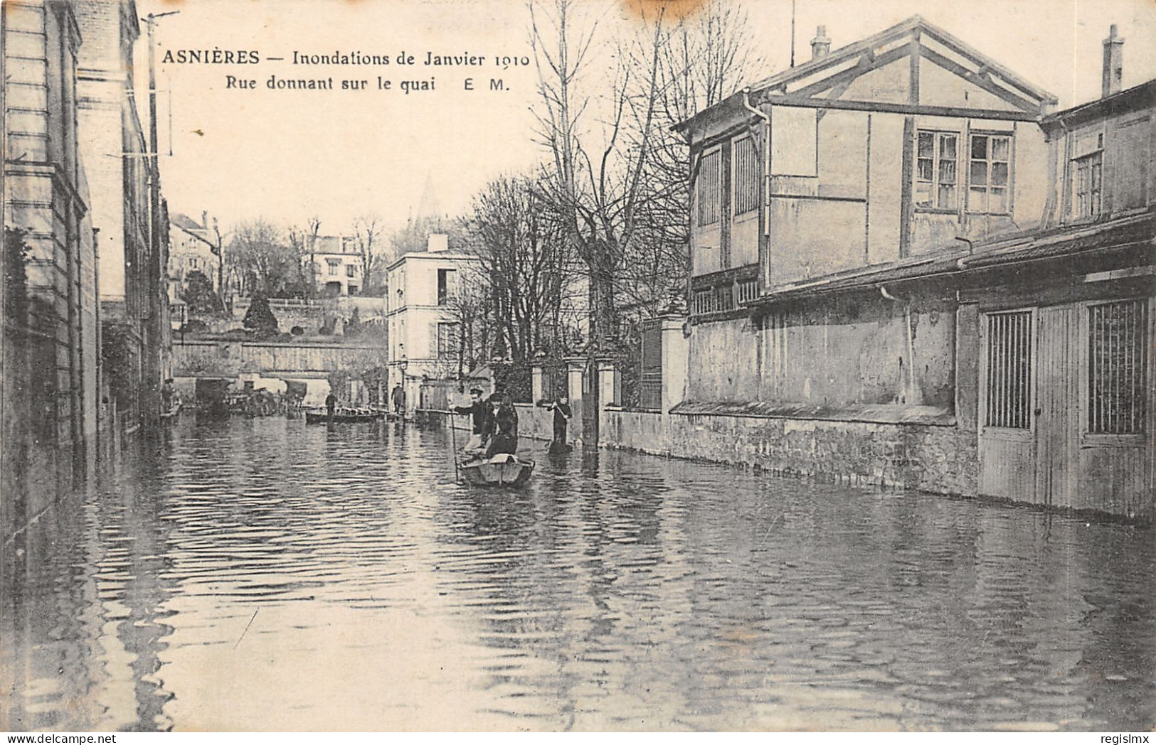 92-ASNIERES-CRUE DE LA SEINE-N°585-F/0149 - Asnieres Sur Seine