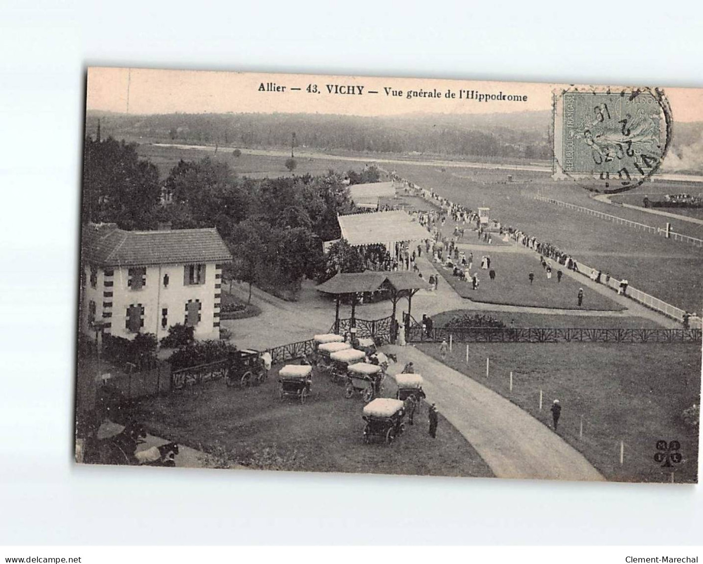 VICHY : Vue Générale De L'Hippodrome - Très Bon état - Vichy