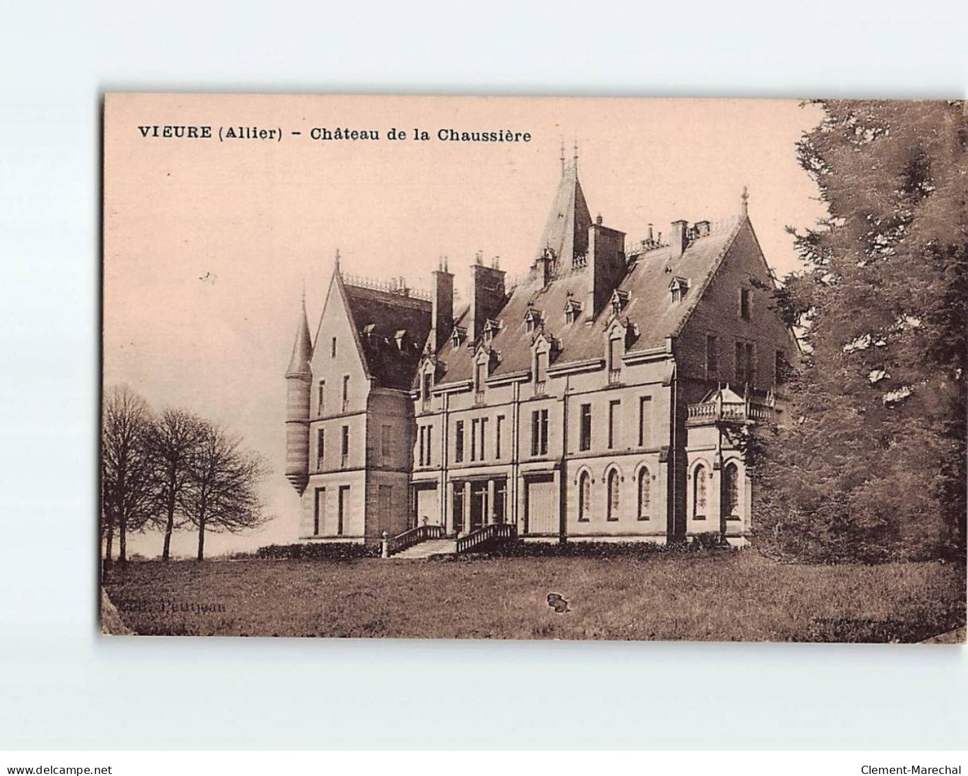 VIEURE : Château De La Chaussière - Très Bon état - Sonstige & Ohne Zuordnung