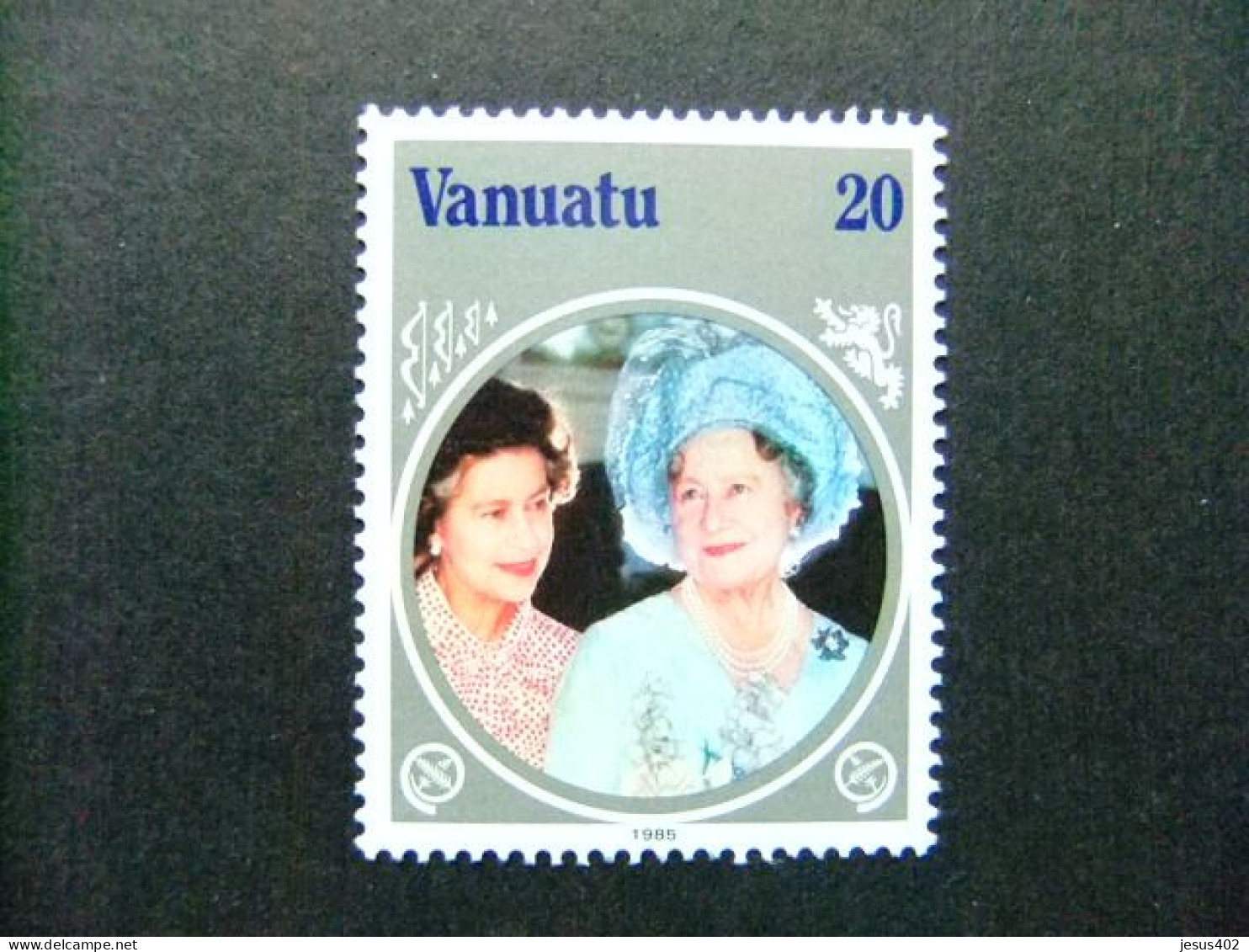 55 VANUATU (ex. Nueva Hebrides) 1985 / 85 ANNIV. De La REINE - MÈRE ELIZABETH / YVERT 715 ** MNH - Vanuatu (1980-...)
