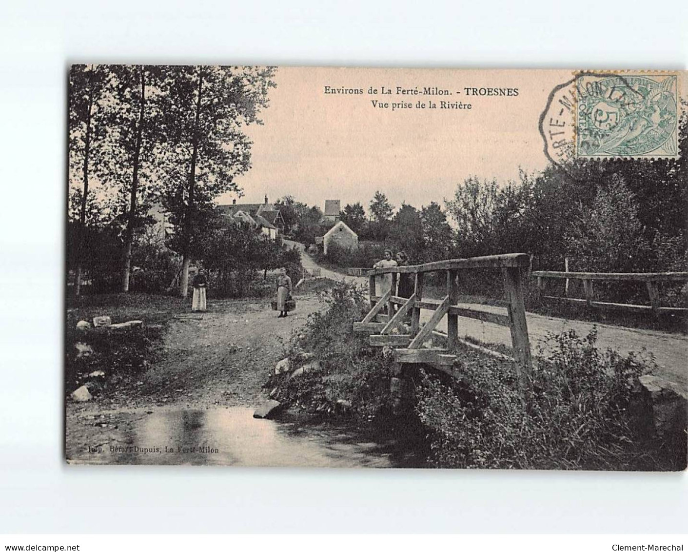 TROESNES : Vue Prise De La Rivière - Très Bon état - Autres & Non Classés