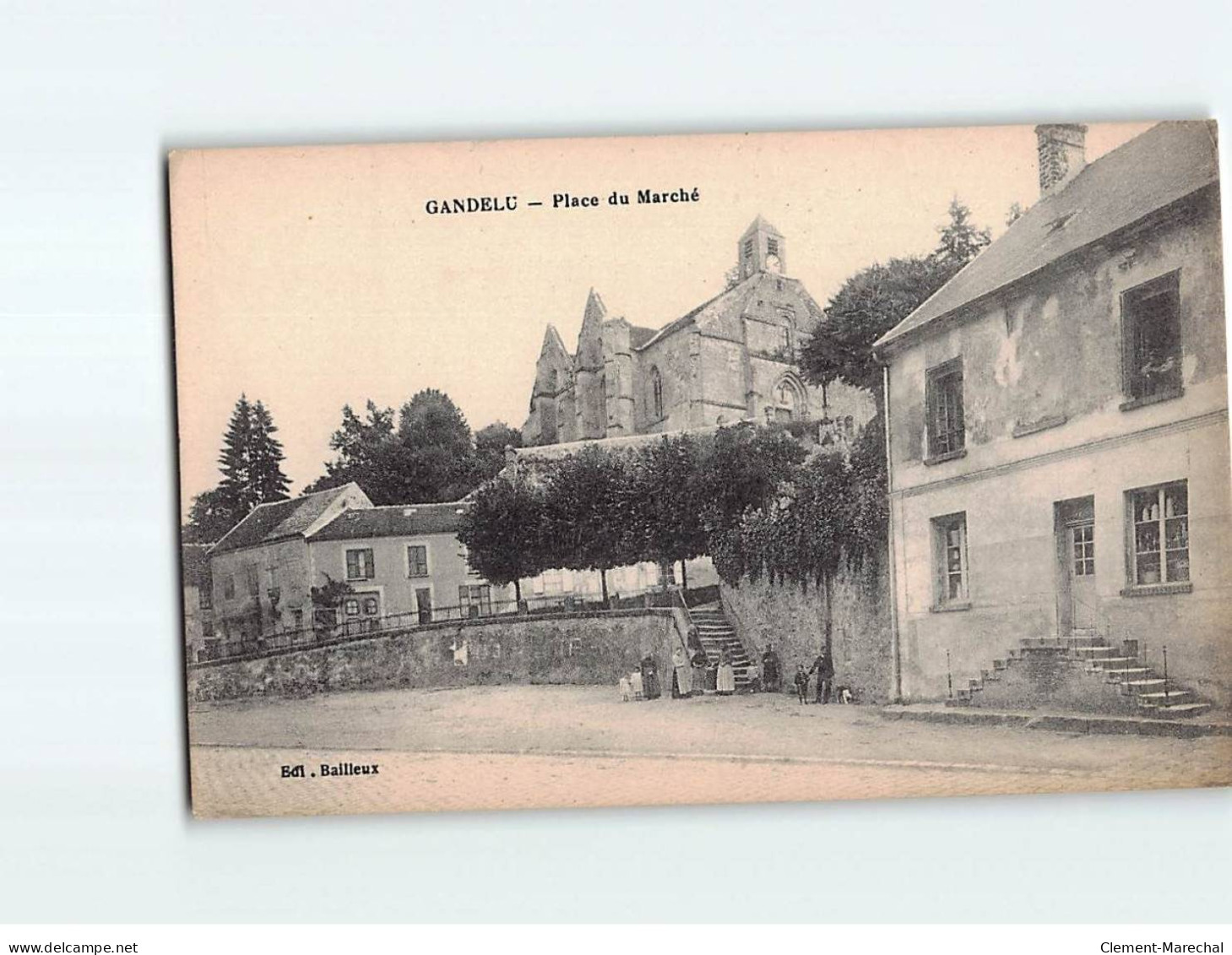 GANDELU : Place Du Marché - Très Bon état - Autres & Non Classés