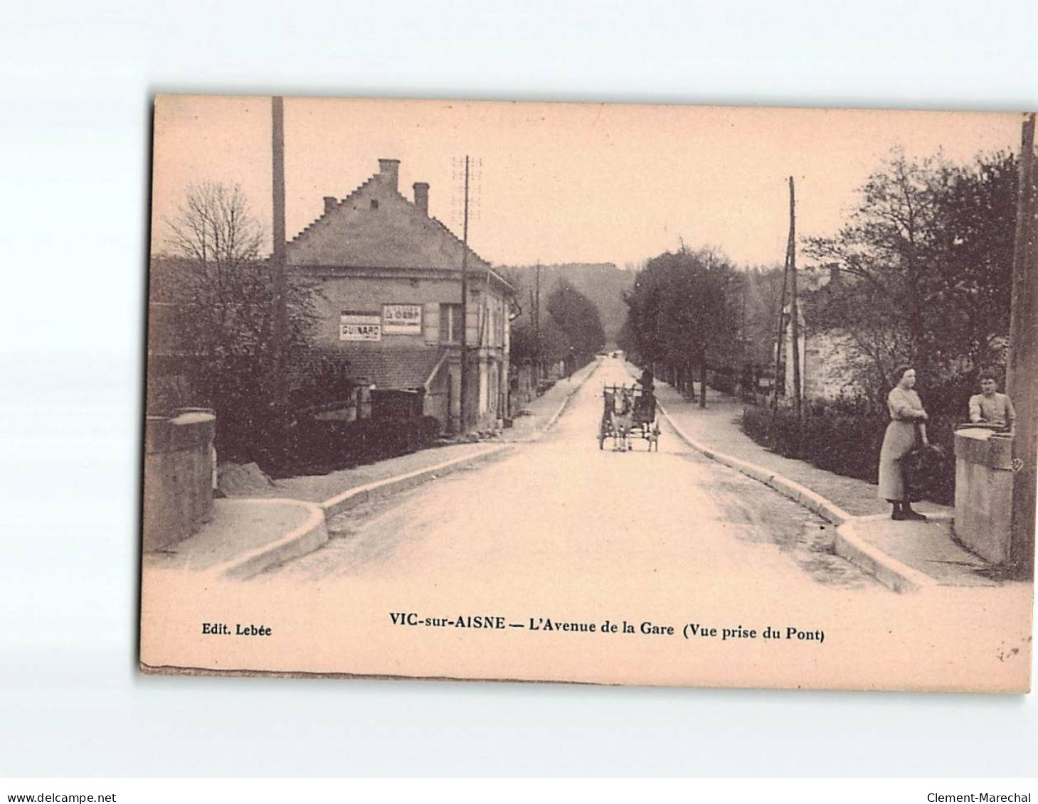 VIC SUR AISNE : L'Avenue De La Gare - Très Bon état - Vic Sur Aisne