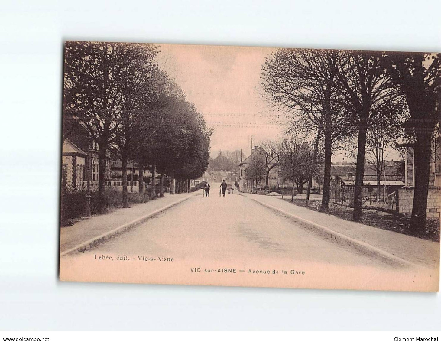 VIC SUR AISNE : L'Avenue De La Gare - Très Bon état - Vic Sur Aisne