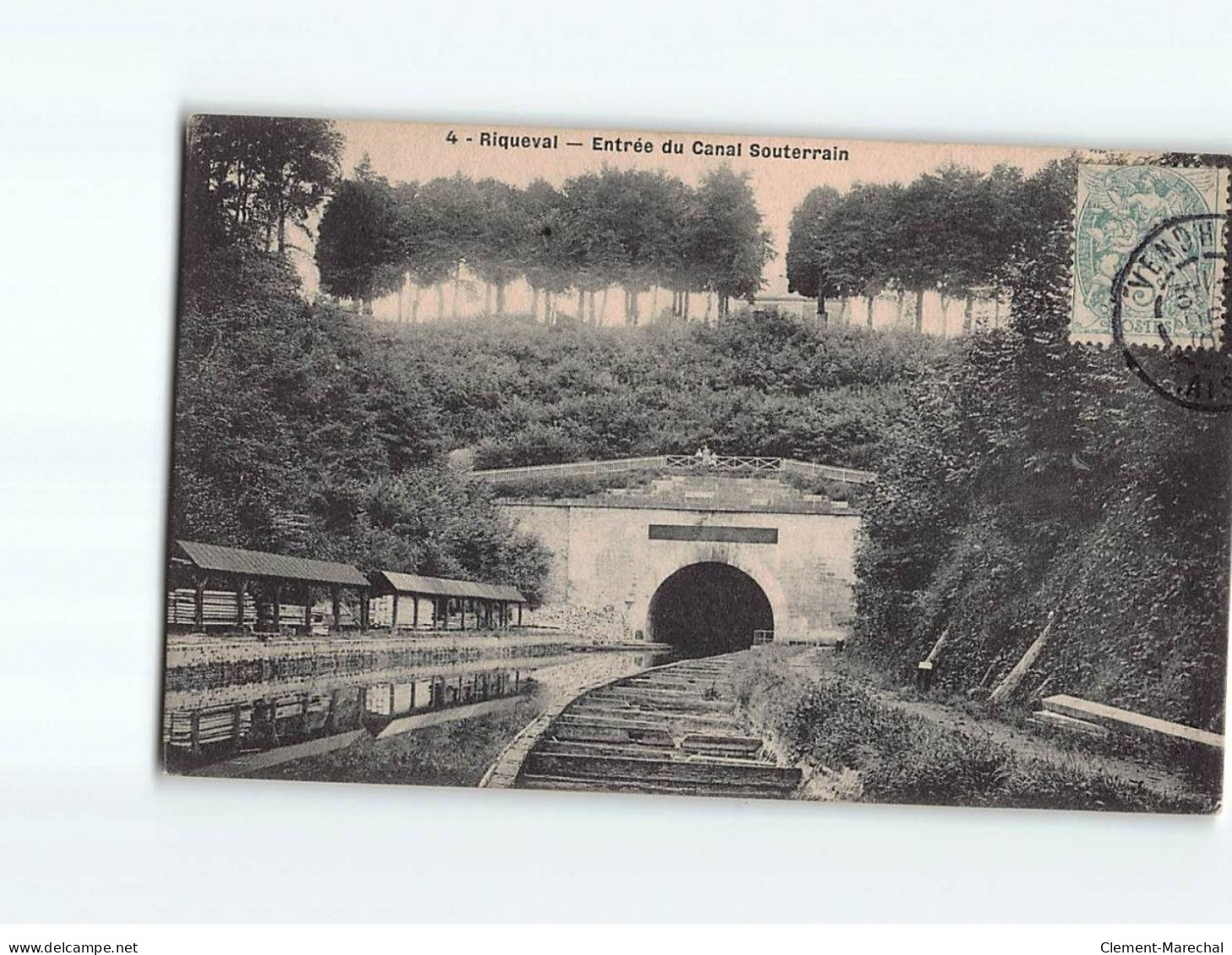 RIQUEVAL : Entrée Du Canal Souterrain - Très Bon état - Autres & Non Classés