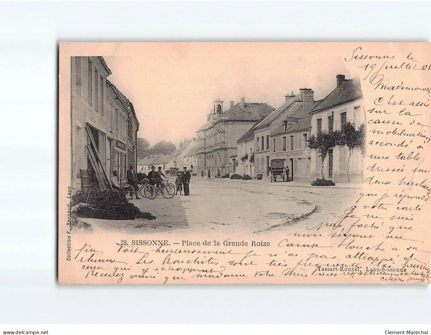 SISSONNE : Place De La Grande Roize - Très Bon état - Sissonne