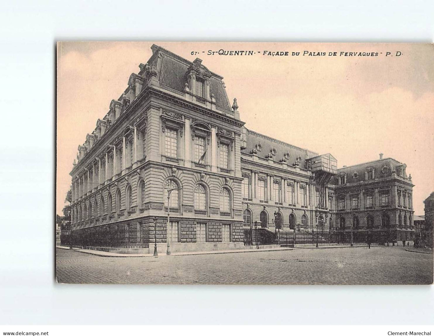 SAINT QUENTIN : Façade Du Palais De Fervaques - Très Bon état - Saint Quentin