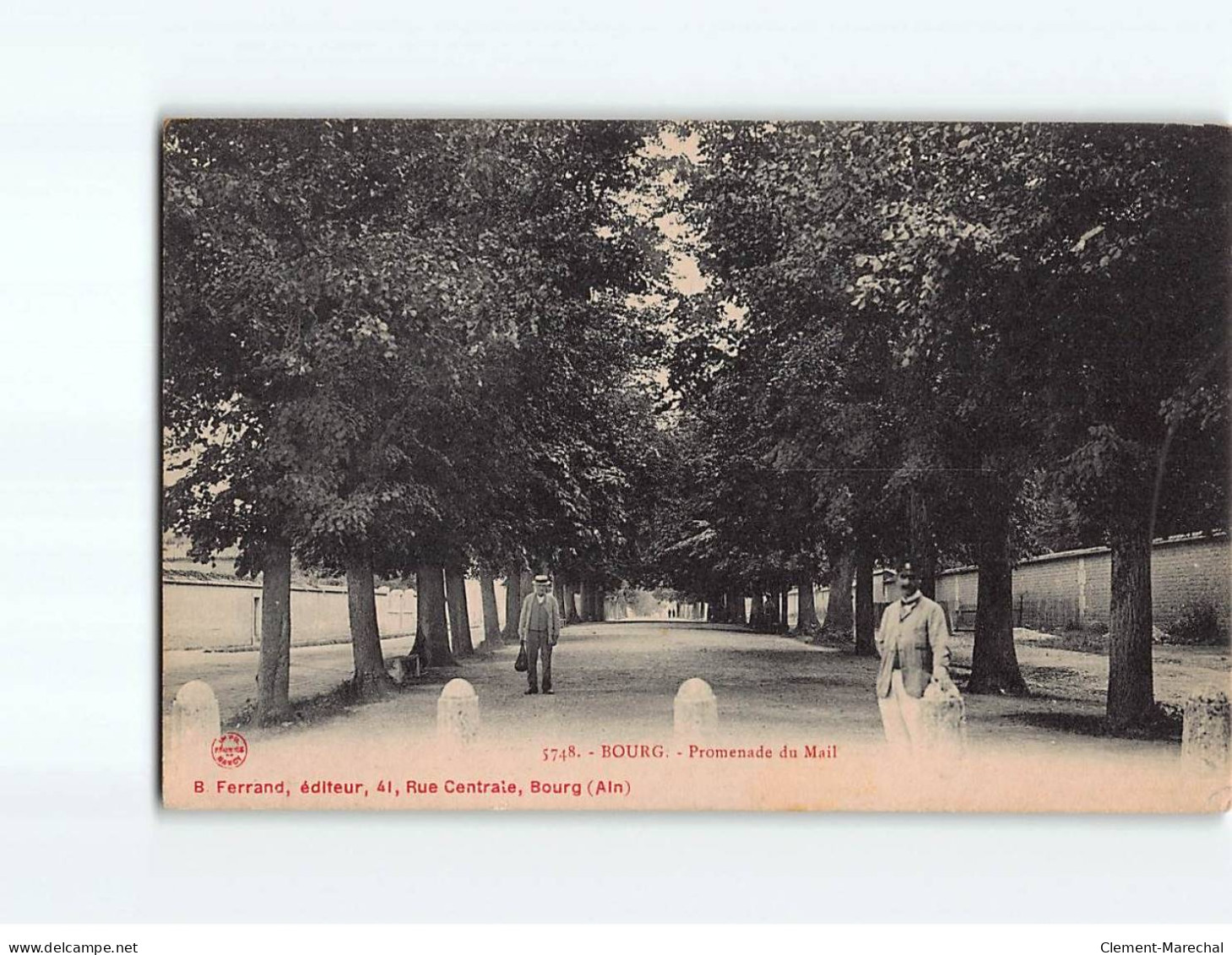 BOURG EN BRESSE : Promenade Du Mail - Très Bon état - Altri & Non Classificati